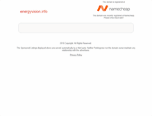 Tablet Screenshot of energyvision.info